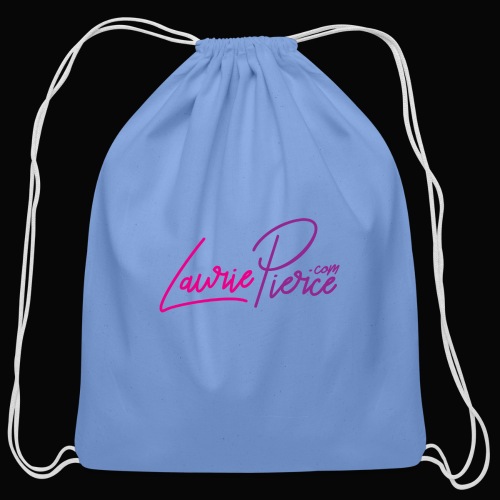 LauriePierce.com Logo - Cotton Drawstring Bag