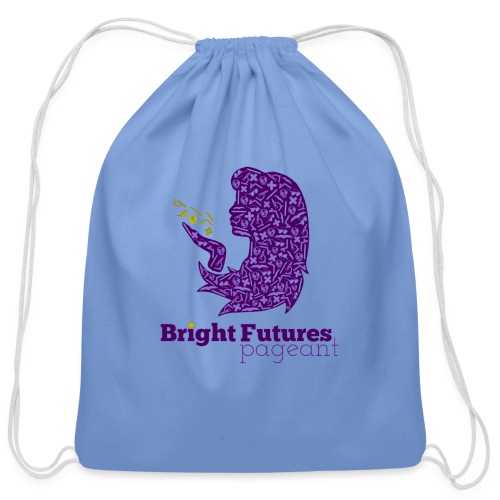 Official Bright Futures Pageant Logo - Cotton Drawstring Bag