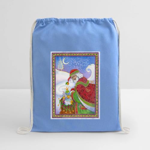 Father Christmas - Cotton Drawstring Bag