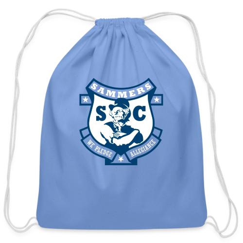 sammers on red png - Cotton Drawstring Bag