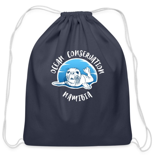 Smiling Seal - Cotton Drawstring Bag