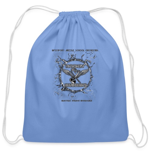 Gray Scale Electric Logo - Cotton Drawstring Bag