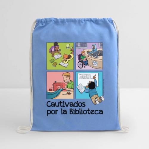 Cautivados por la Biblioteca - Cotton Drawstring Bag