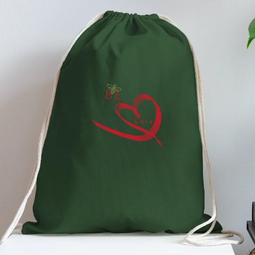 BE LOVE - Cotton Drawstring Bag