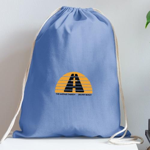 Avenue Church Yellow Sun - Cotton Drawstring Bag
