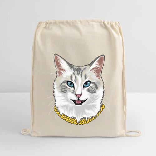 Cashmere the Cat - Cotton Drawstring Bag