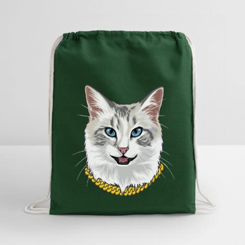 Cashmere the Cat - Cotton Drawstring Bag