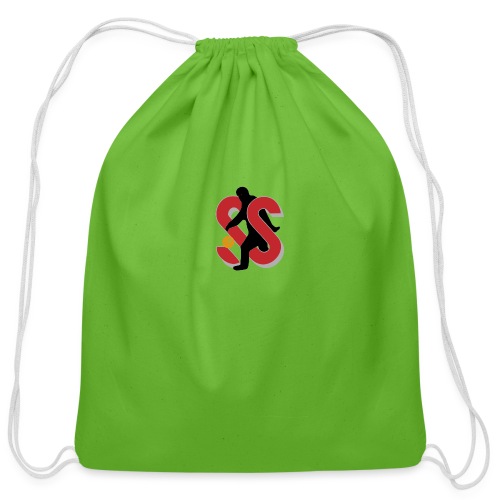 SS crimson Logo - Cotton Drawstring Bag