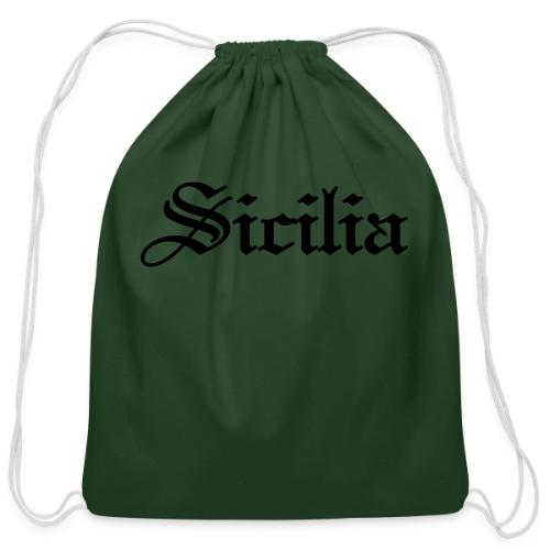 Sicilia Gothic - Cotton Drawstring Bag