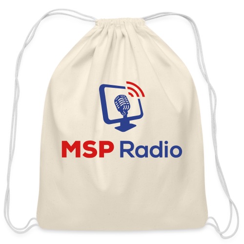 MSP Radio Logo Accessories - Cotton Drawstring Bag