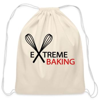 baking - Cotton Drawstring Bag - natural - Front