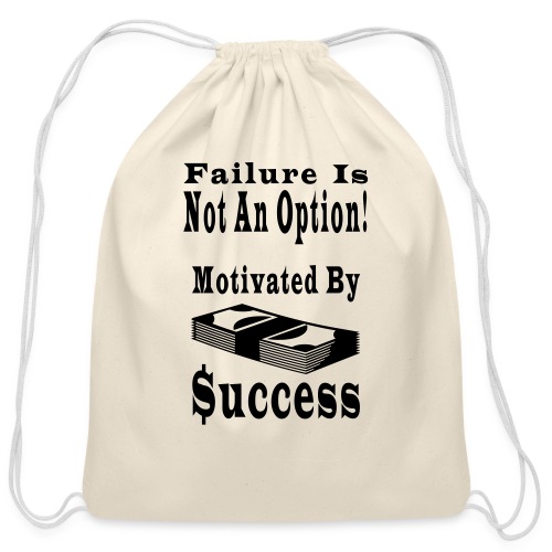 Motivated By Success - Cotton Drawstring Bag