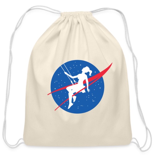 In Space No one Can Hear You Swing - Cotton Drawstring Bag