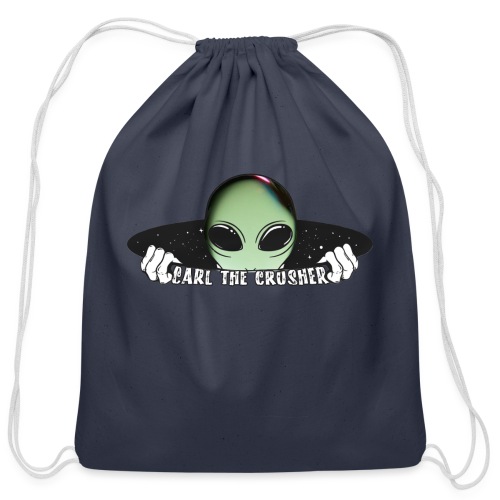 Coming Through Clear - Alien Arrival - Cotton Drawstring Bag