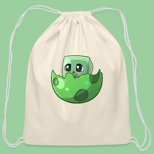 Cartoon Slime - Cotton Drawstring Bag