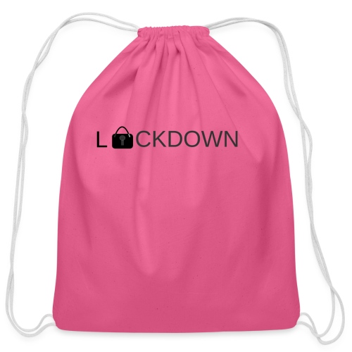 Lock Down - Cotton Drawstring Bag