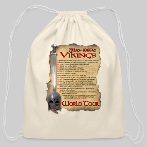 Viking World Tour - Cotton Drawstring Bag