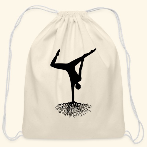 Root and Branch Handstand - Cotton Drawstring Bag