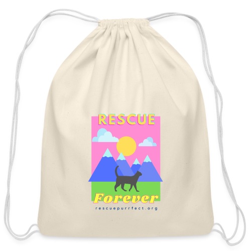 Rescue Forever Mountain Dream - Cotton Drawstring Bag