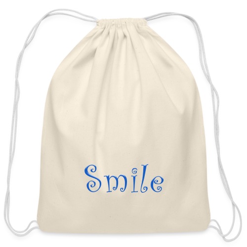 Smile - Cotton Drawstring Bag
