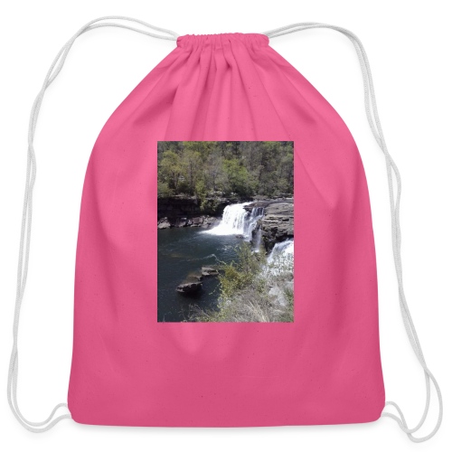 LRC waterfall - Cotton Drawstring Bag