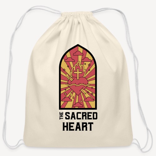 THE SACRED HEART - Cotton Drawstring Bag