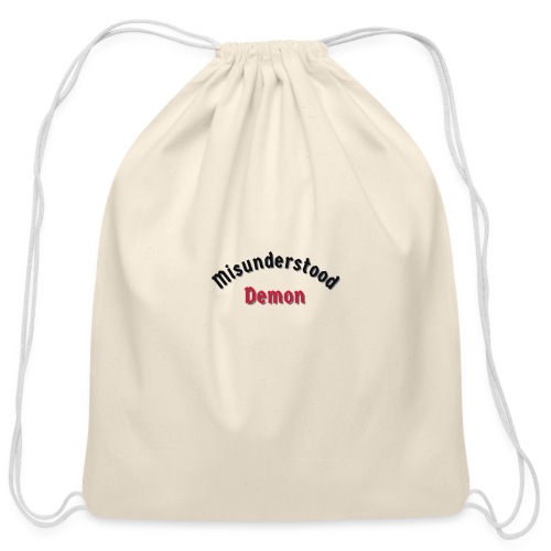 Misunderstood Demon logo (accessories) - Cotton Drawstring Bag