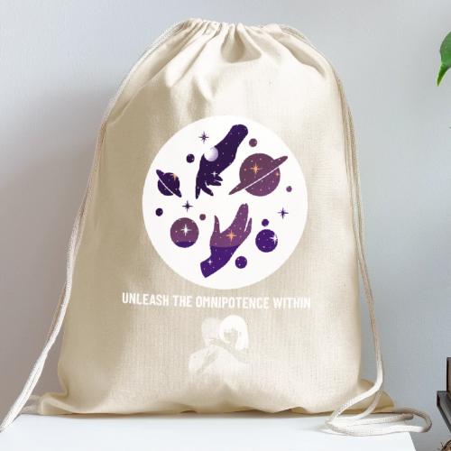 Unleash The Omnipotence Within - Cotton Drawstring Bag