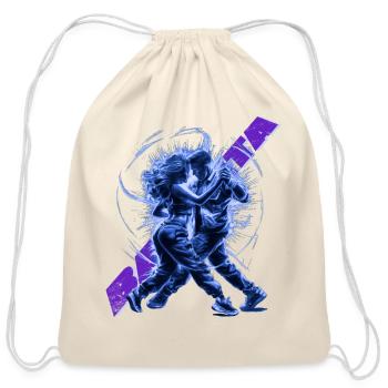 Sensual Latin Bachata Bachateros - Cotton Drawstring Bag - natural - Front