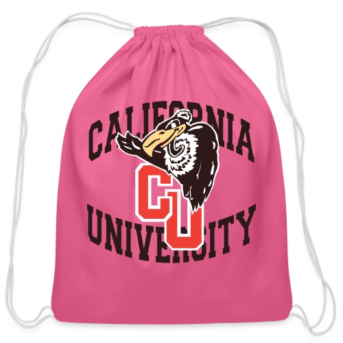 California University Merch - Cotton Drawstring Bag