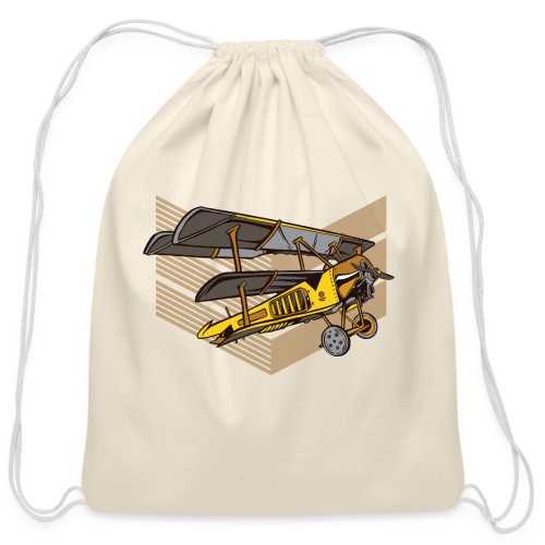 SteamPunk Double Decker - Cotton Drawstring Bag