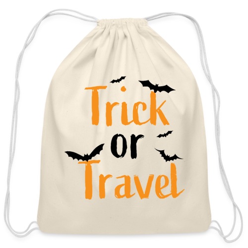 Trick or Travel - Cotton Drawstring Bag
