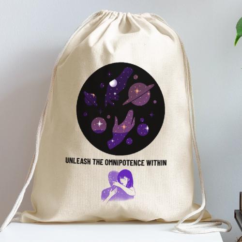Unleash The Omnipotence Within - Cotton Drawstring Bag