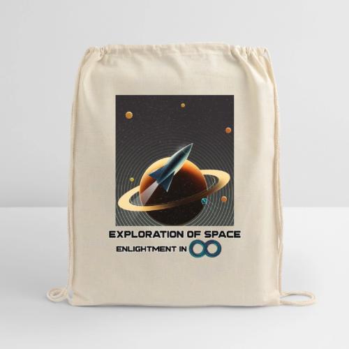 Exploration Of Space - Cotton Drawstring Bag