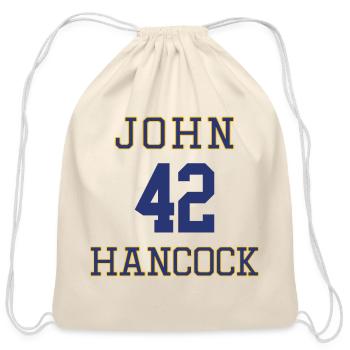 John 42 Hancock - Cotton Drawstring Bag - natural - Front