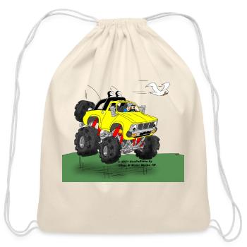 1983 Toyota Pickup Truck - Cotton Drawstring Bag - natural - Front