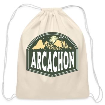 Bassin Arcachon Dune du Pilat France - Cotton Drawstring Bag - natural - Front