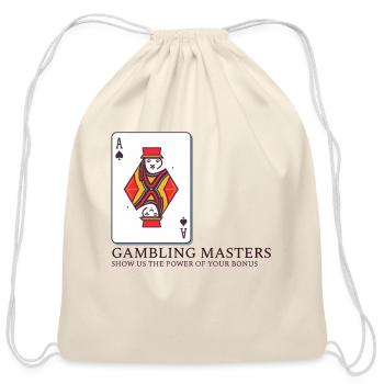 GM Casino - Cotton Drawstring Bag - natural - Front