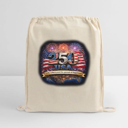 USA 250th Celebration - Cotton Drawstring Bag