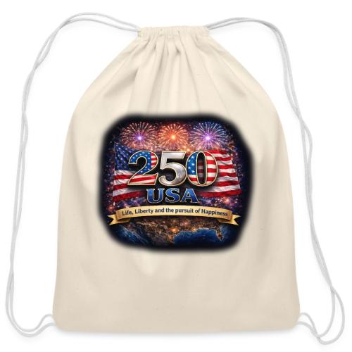 USA 250th Celebration - Cotton Drawstring Bag