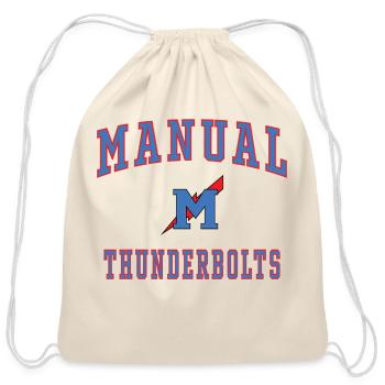Manual High School Thunderbolts - Cotton Drawstring Bag - natural - Front