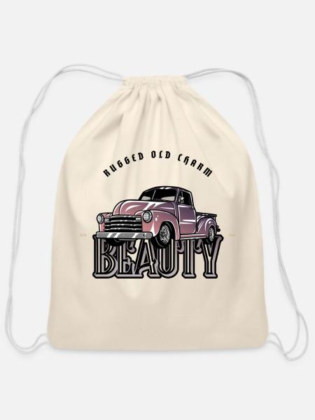 OLD CHARM BEAUTY - Cotton Drawstring Bag - natural