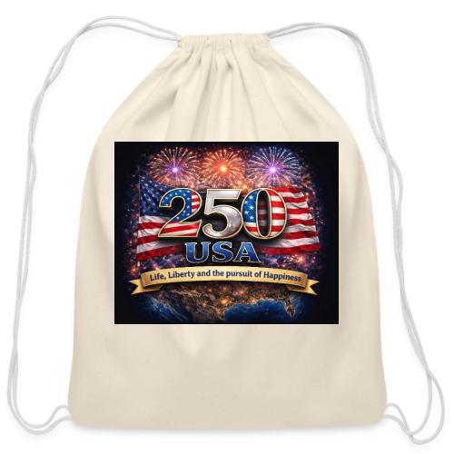 USA 250th Celebration - Cotton Drawstring Bag