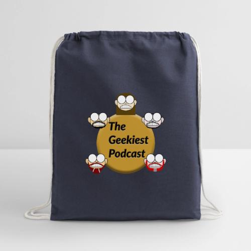 The Geekiest Podcast Logo - Cotton Drawstring Bag
