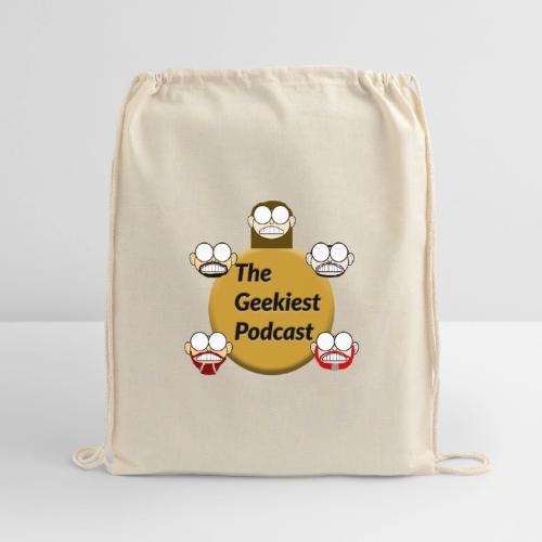 The Geekiest Podcast Logo - Cotton Drawstring Bag