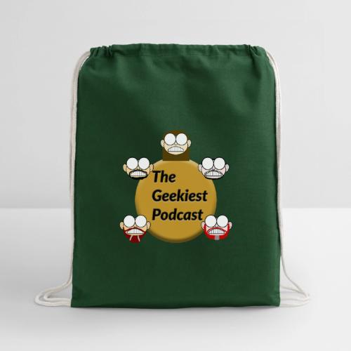 The Geekiest Podcast Logo - Cotton Drawstring Bag
