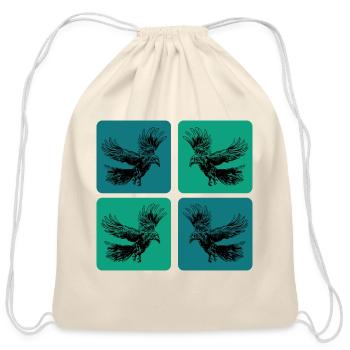 Raven Design - Cotton Drawstring Bag - natural - Front
