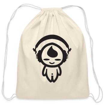 KIDDAIKIDDEE Design No.0 - Cotton Drawstring Bag - natural - Front