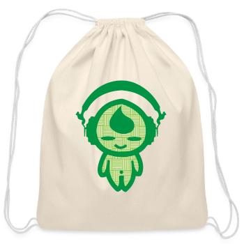 KIDDAIKIDDEE Design No.29 - Cotton Drawstring Bag - natural - Front