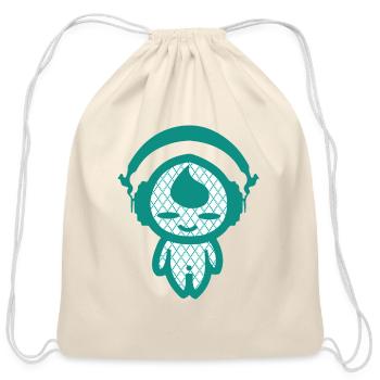 KIDDAIKIDDEE Design No.34 - Cotton Drawstring Bag - natural - Front
